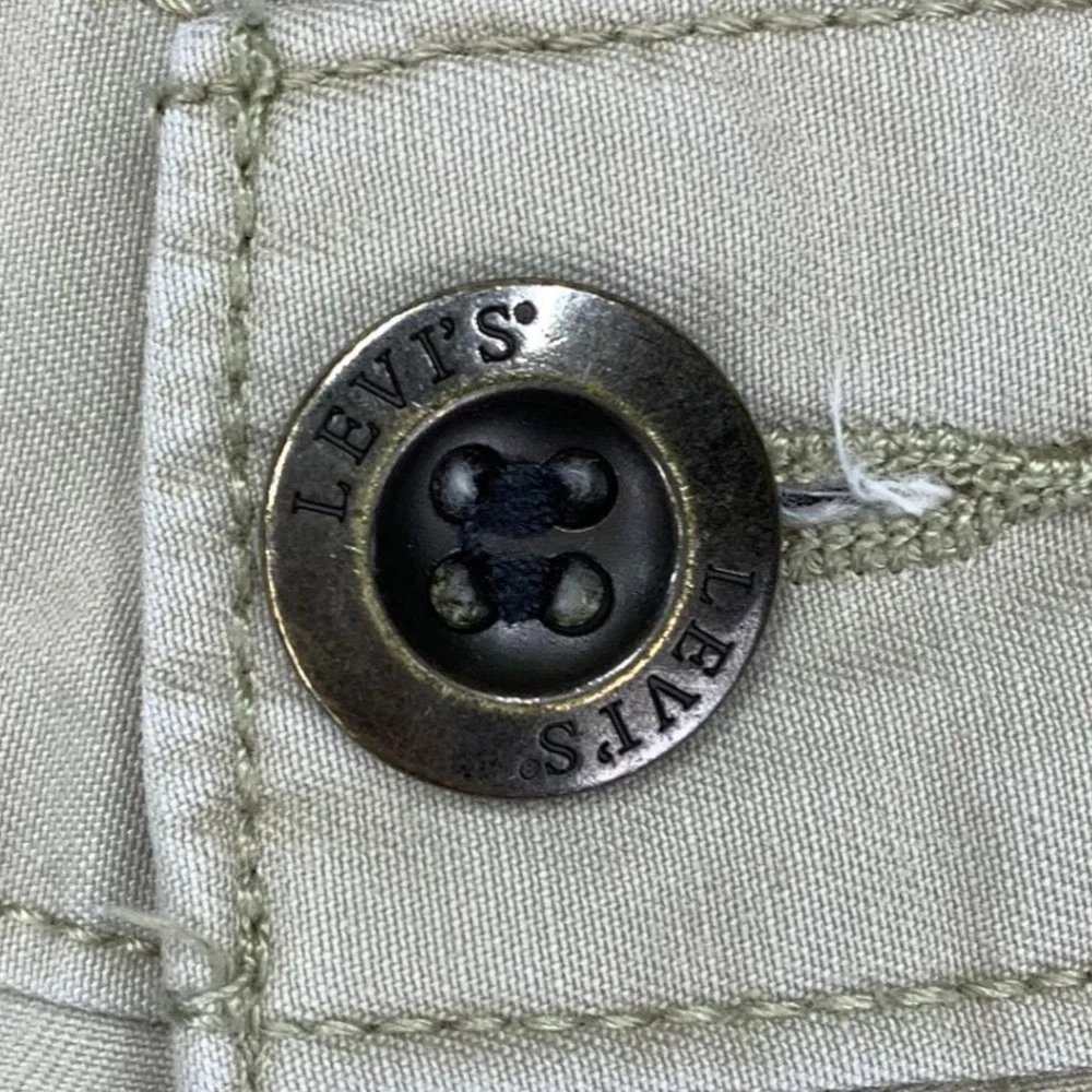 Vintage Levi's Cargo Shorts‎ Mens 30 Khaki Baggy Y2K Skater Grunge Heavy Thick